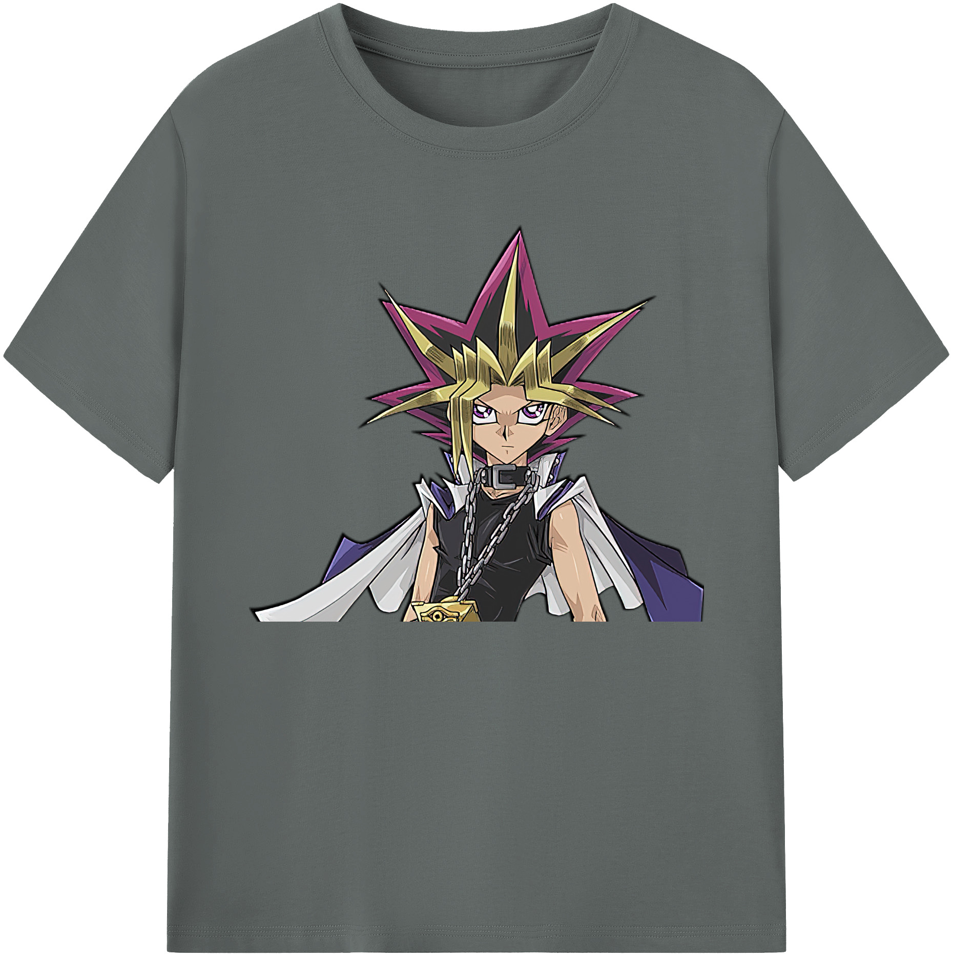 （画像用） 遊☆戯☆王 Yu-Gi-Oh! 綿100％ メンズ半袖Tシャツ｜肌触りやわらか＆通気性